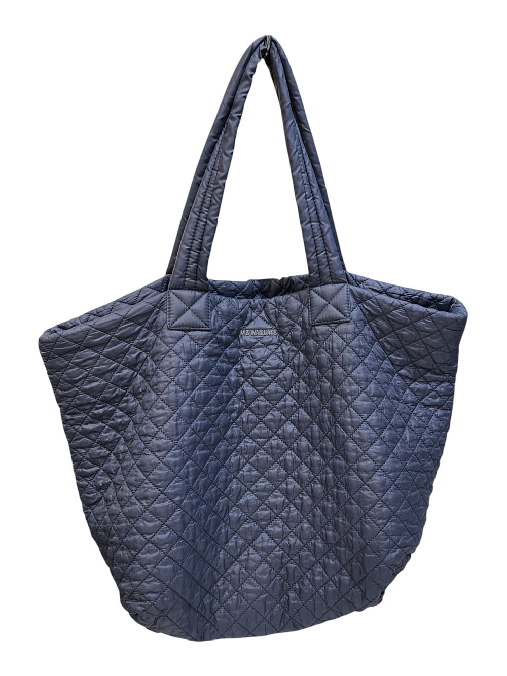 MZ Wallace Quilted Large Tote Bag Navy
